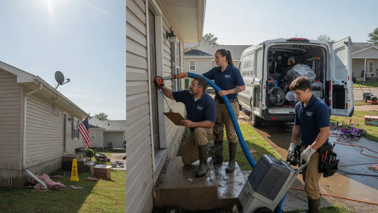 Ceiling Water Damage Restoration in Donaldson, IN near me